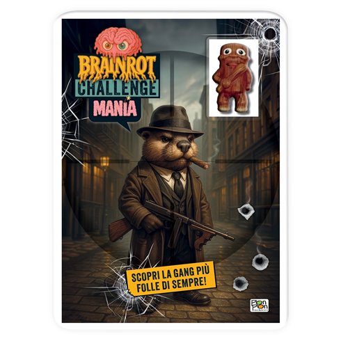 BrainROt Challenge Album da Disegno + squishy iva esente