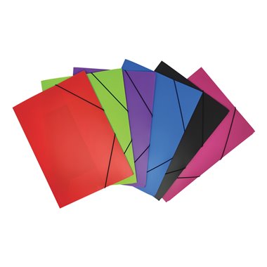 Cartelle con elastico Colori Assortiti mod. 1085 PPL