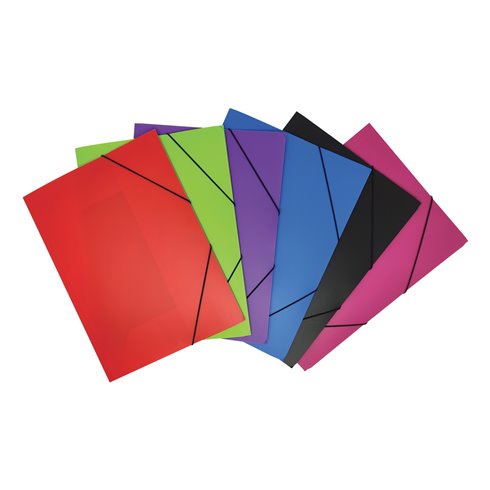 Cartelle con elastico Colori Assortiti mod. 1085 PPL