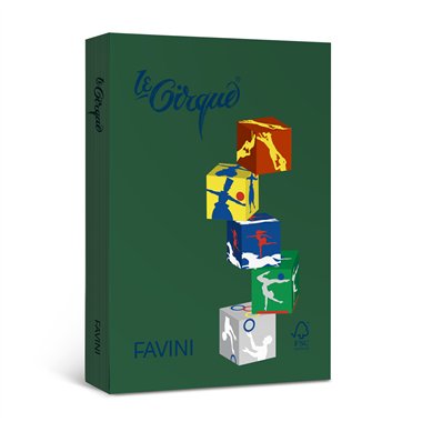 Carta Le Cirque gr. 80 Col.  A4 500 ff Verde Bosco 304