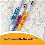 Penne Bic 4 Colori Velours 12 pz.