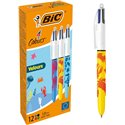 Penne Bic 4 Colori Velours 12 pz.
