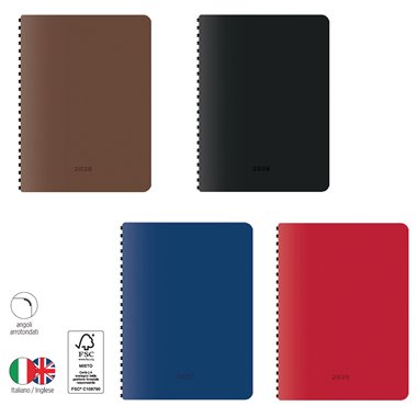 Agenda 26 Cartomania Easy Wire Settimanale 15x21