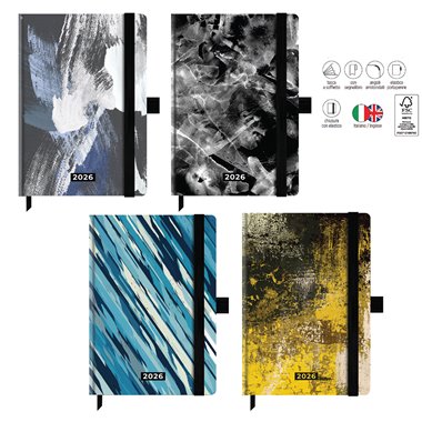 Agenda 26 Cartomania Fantasize Flow Giornaliera 12x18