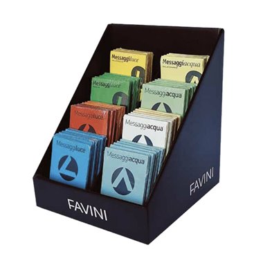 Expo da banco completo Messaggi 10 colori 20+20 Favini 40 pz.