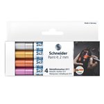 Marker Schneider Paint-It 011 Metallic 2.0 mm 4 pz. P700195