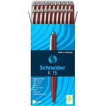 Penne Schneider K 15 Box 20 pz. Fusto Rosso