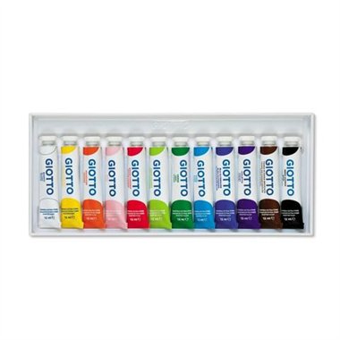 Colori a Tempera Giotto  4 a 12 12 ml. F358000 Promo