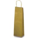 Shopper per bottiglia Sadoch Monocolore Dark Oro 14x8x39 25 pz.