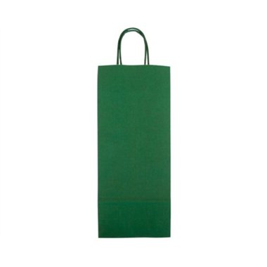 Shopper per bottiglia Sadoch Monocolore Dark Verde 14x8x39 25 pz.