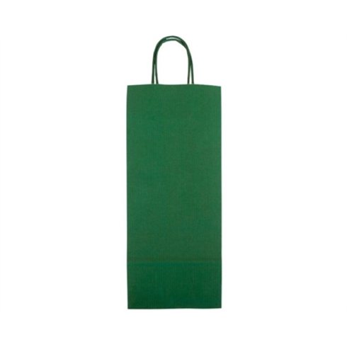 Shopper per bottiglia Sadoch Monocolore Dark Verde 14x8x39 25 pz.