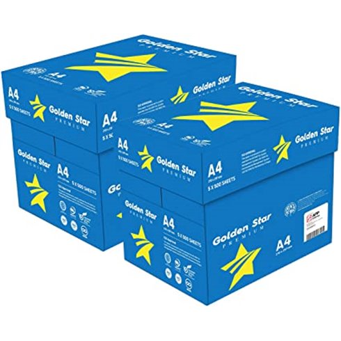Carta Fotocopie A4 Golden Star 80 gr. 500 ff