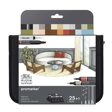 Promarker Set 25+1 Interior Design 0290201