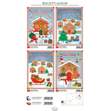 Cecami Natale 25 Biglietti NA50155BN