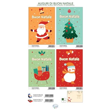 Cecami Natale 25 Biglietti NA50181BN