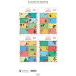 Cecami Natale 25 Etichette adesive 12x17 NA50200EN