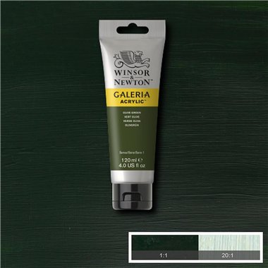 W&N Acrilico Galeria 120 ml Verde Oliva 447