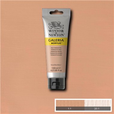 W&N Acrilico Galeria 120 ml Terracotta Chiaro 437