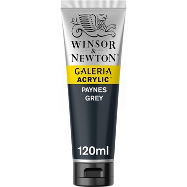 W&N Acrilico Galeria 120 ml Grigio Payne 465