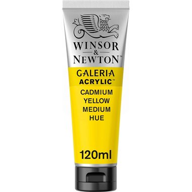 W&N Acrilico Galeria 120 ml Giallo Cadmio Medio 120