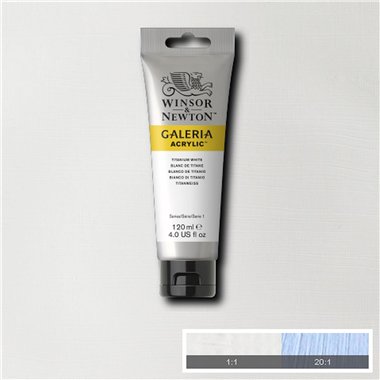 W&N Acrilico Galeria 120 ml Bianco di Titanio 644