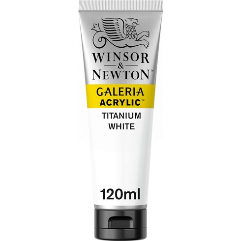 W&N Acrilico Galeria 120 ml Bianco di Titanio 644