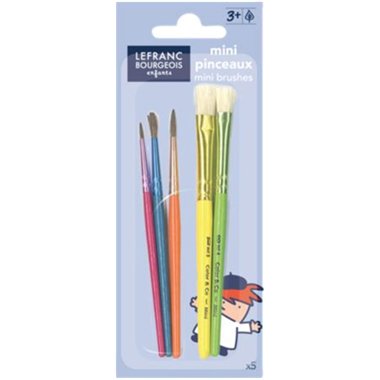 LB Education Assortimento 5 Mini Pennelli
