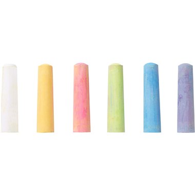 LB Education Gesso Maxi Colorato 6 pz.