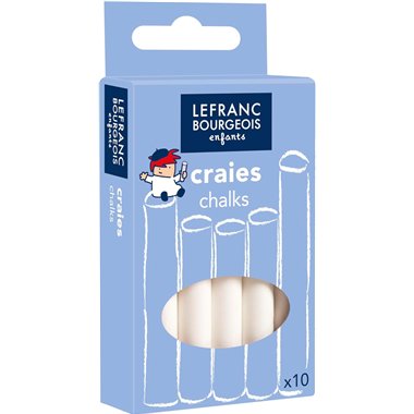 LB Education Gesso Bianco 10 pz.