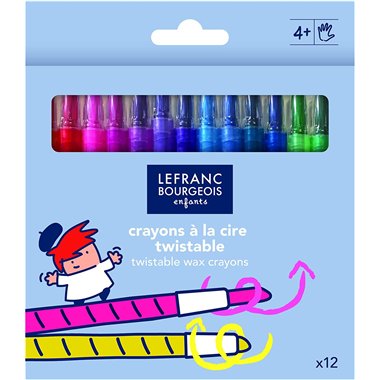 Pastelli a cera LB Crayon Twist a 12 3013619