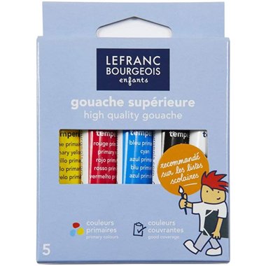 LB Education Gouache Colori Primari 10 ml 5 pz.