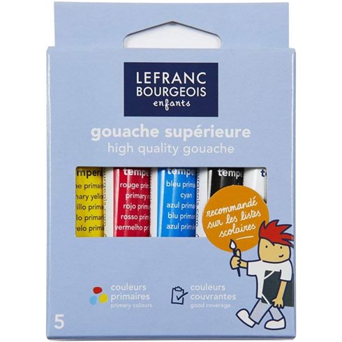 LB Education Gouache Colori Primari 10 ml 5 pz.
