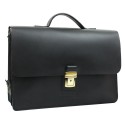 Borsa Cuoio Memotak 2004 3 scomparti Nero