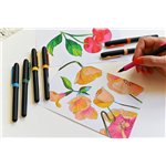 Pennarelli Bic Intensity  Punta Feltro media a 12 colori (Fine Stock)