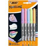 Pennarelli Bic Intensity Marker Pastel  Color 5 pz (Fine Stock)