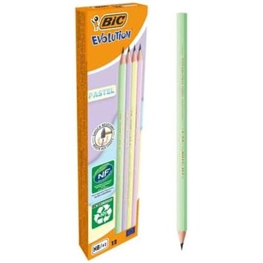 Bic Matite Graphic Pastel 12 pz. 518307 (Fine Stock)