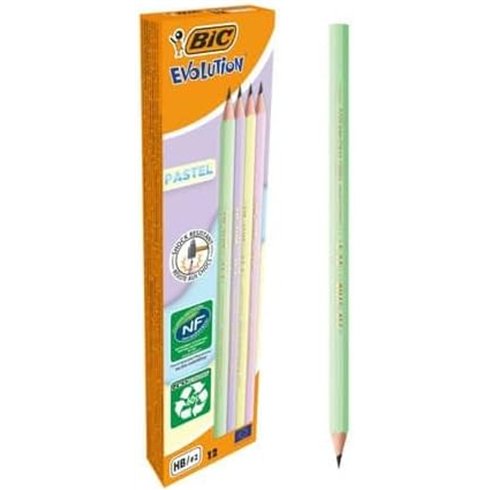 Bic Matite Graphic Pastel 12 pz. 518307 (Fine Stock)