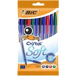 Bic Blister Cristal Soft 10 pz. Ass. (Fine Stock)