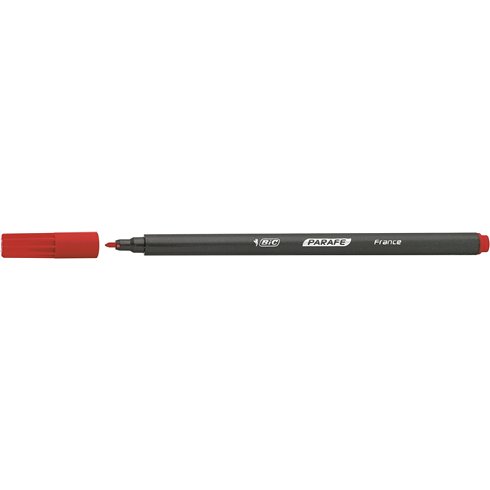 Pennarelli Bic Parafe 881 Rosso 12 pz. (Fine Stock)