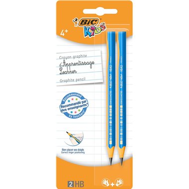 Bic Blister Matite Kid 2 pz. (Fine Stock)