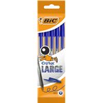 Bic Blister Cristal Large 5 pz. Blu (Fine Stock)