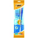 Bic Blister Cristal Gel  4 pz. Ass. (Fine Stock)
