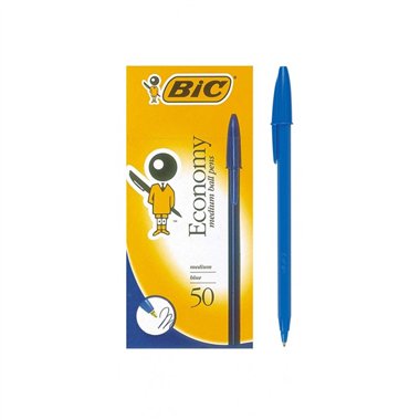 Penne Bic Cristal E. blu 50 pz. (Fine Stock)