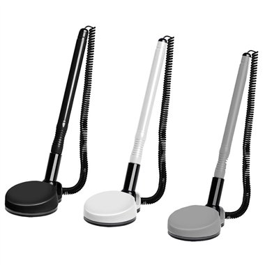 Penna a sfera con laccio e basetta adesiva