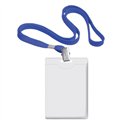 Porta Pass Forofis Verticali con laccetto blu 9x5.8 50 pz. 91637