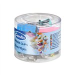 Pinze Fermacarte Colorate mm. 32 12 pz.