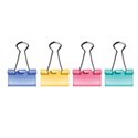 Pinze Fermacarte Colorate mm. 32 12 pz.