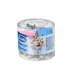 Pinze Fermacarte Colorate mm. 25 12 pz.