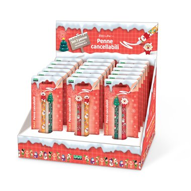 Lebex Xmas 25 Penna Cancellabile Blister 2 pz. 81871