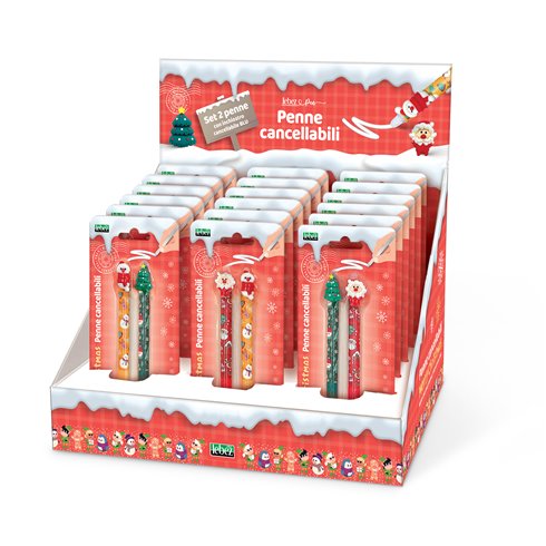Lebex Xmas 25 Penna Cancellabile Blister 2 pz. 81871